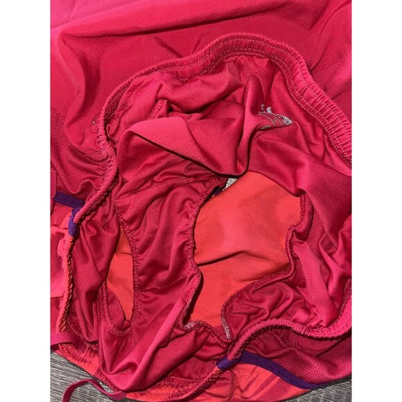 Nike DriFit Shorts Womens Medium Set The Pace Running Red Built In Brief - Picture 5 of 8
